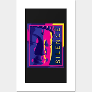 Buddha Art SILENCE Posters and Art